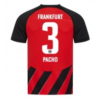 Stroje piłkarskie Eintracht Frankfurt Willian Pacho #3 Koszulka Podstawowej 2023-24 Krótki Rękaw